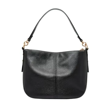 Fossil Jolie Leather Black Crossbody Handbag