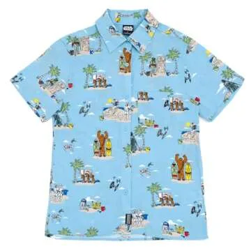 Stylish STAR WARS Button Down Shirt for Women