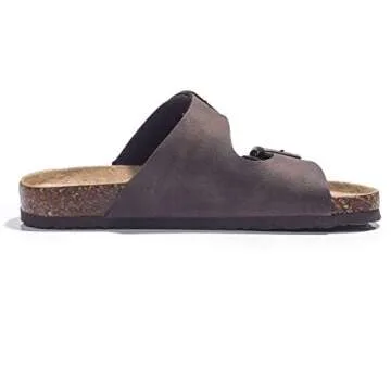 FITORY Boys Slide Sandals - Stylish Cork Slipper for Toddlers