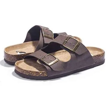 Affordable FITORY Boys Slide Sandals for Toddler Comfort