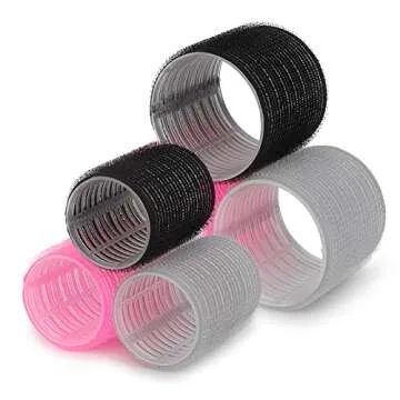 Hair Rollers Heatless Hair Curler: Hair Rollers Set 13Pcs with Clips for Long Hair, Women Heatless C...