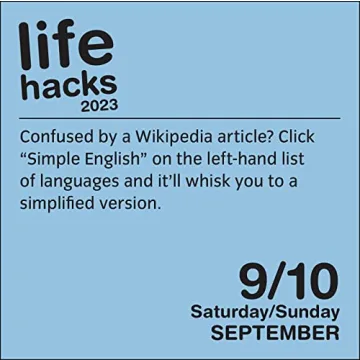 Life Hacks 2023 Calendar Amazing Daily Tips & Tricks
