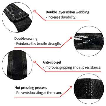 RealiNice Upgraded Bike Rack Strap Set for All Bikes