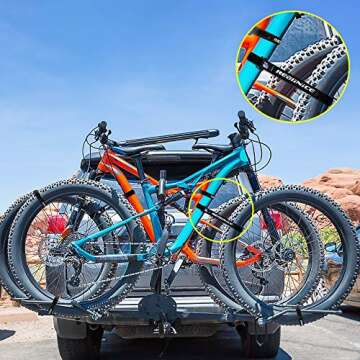 RealiNice Upgraded Bike Rack Strap Set for All Bikes