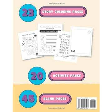 Dexter the Cavalier King Charles Spaniel Coloring and Activity Book for Kids Ages 4-8: Dexter the Dog Takes a Bath