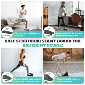 Adjustable Slant Board for Effective Calf Stretching