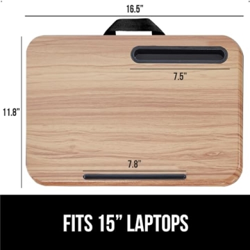 Gorilla Grip Lap Desk with Comfort Cushion and Phone Holder