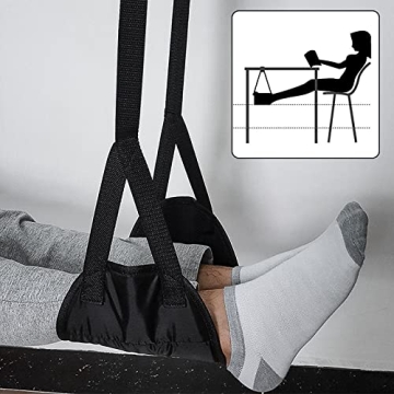 woshilaoDS Portable Airplane Footrest for Ultimate Comfort