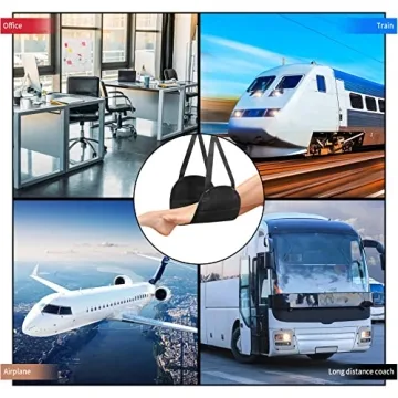 woshilaoDS Portable Airplane Footrest for Ultimate Comfort