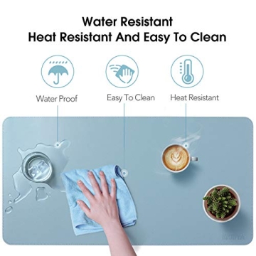 Dual-Sided Desk Pad EMINTA Stylish Protector for Office Use