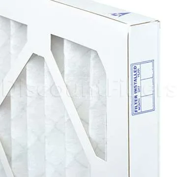 AIRx ALLERGY 20x20x1 MERV 11 Pleated Air Filter - Made in the USA - Box of 6, White