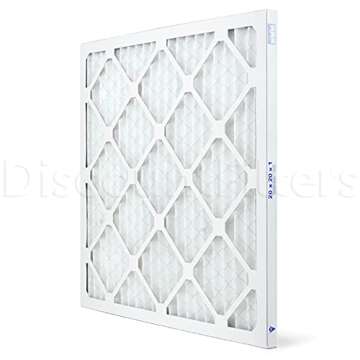 AIRx ALLERGY 20x20x1 MERV 11 Pleated Air Filter - Made in the USA - Box of 6, White