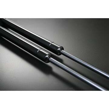 Autobahn88 Hood Lift Support Kit (UPGRADED), compatible with 2001-2005 Subaru Impreza WRX STi GDA GDB EJ25 EJ20 (Matt Black)