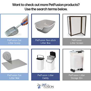 PetFusion BetterBox Non-Stick Large Litter Box, Pet Safe Coating for Easier Cleaning, Open Top Promotes Healthy Usage, Made of Stronger ABS Plastic