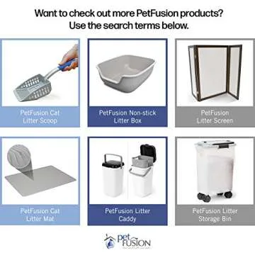 PetFusion BetterBox Non-Stick Large Litter Box, Pet Safe Coating for Easier Cleaning, Open Top Promotes Healthy Usage, Made of Stronger ABS Plastic