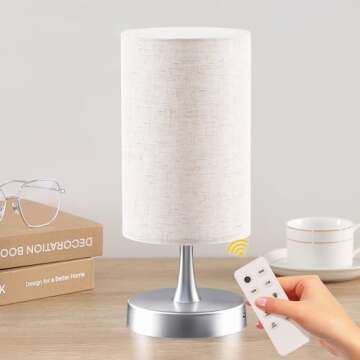 Caromolly Light Therapy Lamp, 10000 Lux Light with Remote Control, 3 Color Temperature & 4 Brightnes...