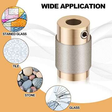 Premium Diamond Grinder Bits for Stained Glass Art