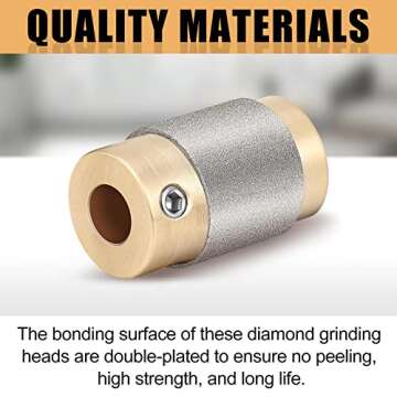 Premium Diamond Grinder Bits for Stained Glass Art