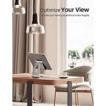 Nulaxy Dual Foldable iPad Stand - Premium Aluminum Tablet Holder