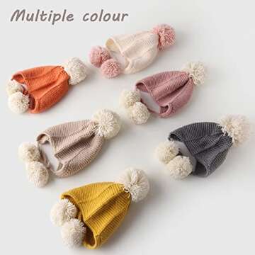 Cute Winter Caps for Girls with Fleece Lining