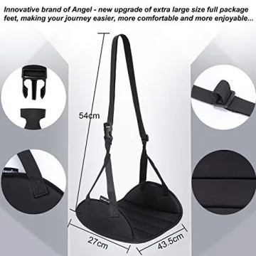 Upgraded Airplane Foot Rest for Ultimate Travel Comfort