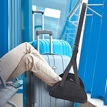 Upgraded Airplane Foot Rest for Ultimate Travel Comfort