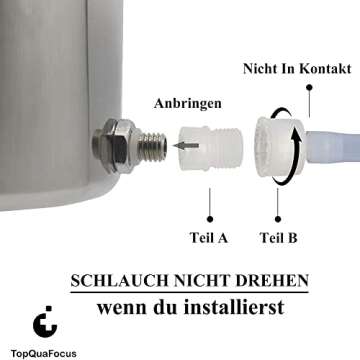 TopQuaFocus Enema Bucket Non Toxic 2 Quart Capacity Enema Kit for Coffee，Water and Gerson Therapy Colon Cleanse Kit Stainless Steel Enema Bucket Colon Cleansing Detox Enema