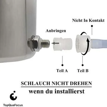TopQuaFocus Enema Bucket Non Toxic 2 Quart Capacity Enema Kit for Coffee，Water and Gerson Therapy Colon Cleanse Kit Stainless Steel Enema Bucket Colon Cleansing Detox Enema