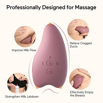 Momcozy Warming Lactation Massager for Breastfeeding Relief