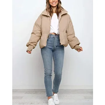 Tanming Women's Trendy Puffer Jacket - Stylish Winter Wear