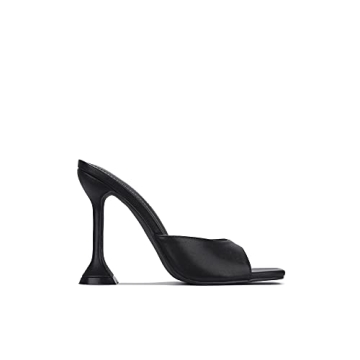 Cape Robbin Lithe High Heels - Chic Square Open Toe Design