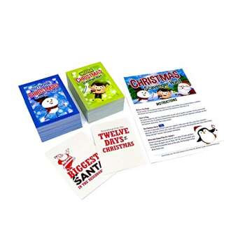 Outset Media Christmas Scavenger Hunt Game (Amazon Exclusive) – Contains 220 Cards – Christmas Themed Party Game for 2 or More Players Ages 6 and up