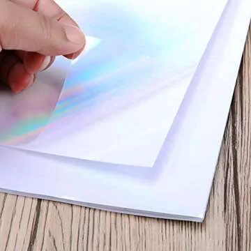 Outus Holographic Sticker Paper - 24 Sheets A4 Size
