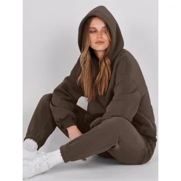 ANRABESS Oversized Women's Lounge Tracksuit for Fall