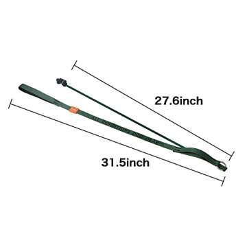 HOWGO Dog Slip Lead Dog Leash,Training Leash,Cinch Leash, No-Pull Slip Leash and Collar,Heavy Duty&Durable,Padded Handle,for All Breeds(Green, 5FT)