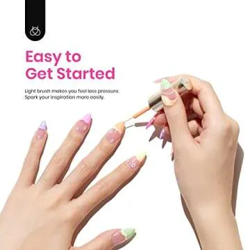 Beetles Gel Nail Design Kit for Vibrant Nail Art Crafts