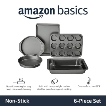 Nonstick Carbon Steel Bakeware Set – 6 Pieces