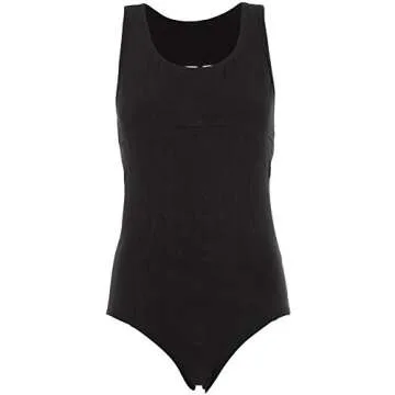 Stylish DanzNmotion Women's Black Straps Leotard