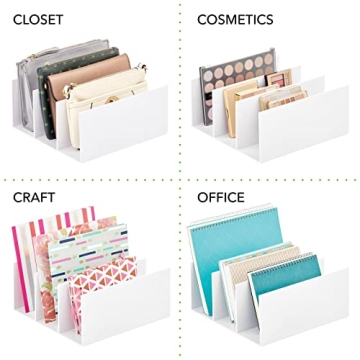 mDesign Plastic Purse and Handbag Organizer - Storage Solution