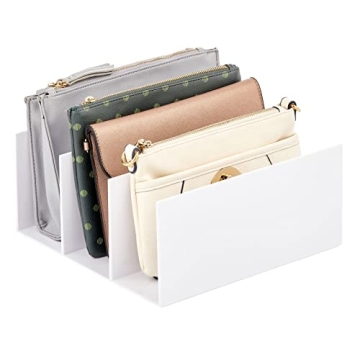 mDesign Plastic Purse and Handbag Organizer - Storage Solution