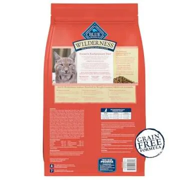 Blue Buffalo Wilderness Adult Indoor Dry Cat Food, Indoor Hairball Control and Weight Control Formul...