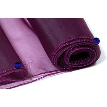 MDS Organza Table Runners 15 Pack for Weddings and Events