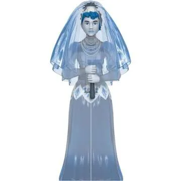 Super7 Disney Haunted Mansion Charcters Constance Hatchaway, Male and Female Opera Singers, Caretaker - 3.75in Disney Action Figures with Accessory Classic Disney Collectibles and Retro Toys