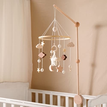 Cute and Calm Baby Crib Mobile for Nursery Decor