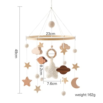 Cute and Calm Baby Crib Mobile for Nursery Decor