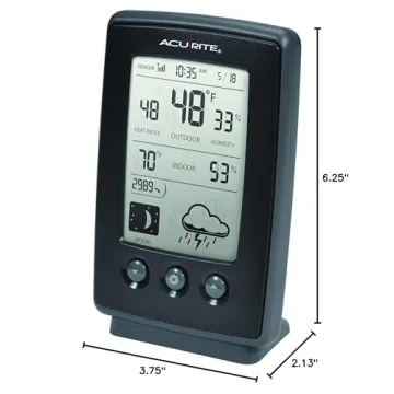 AcuRite Digital Weather Forecaster with Indoor/Outdoor Temperature