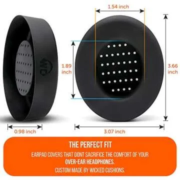 WC SweatZ Protective Earpad Covers for Over-Ear Headphones
