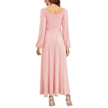 Stylish OUGES Maternity Dress for Baby Showers and Photos