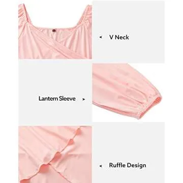 Stylish OUGES Maternity Dress for Baby Showers and Photos