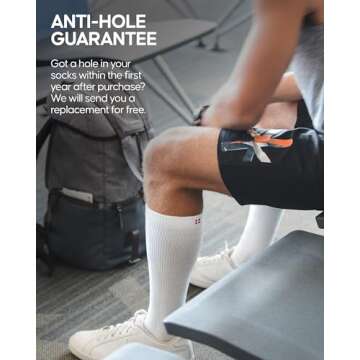 DANISH ENDURANCE Compression Socks - Organic Cotton Comfort